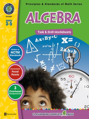 cover image of Algebra - Task & Drill Sheets